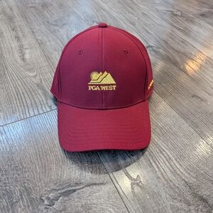 Under Armour PGA WEST Maroon & Gold Baseball Cap